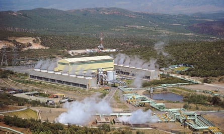 The Olkaria IV power plant.