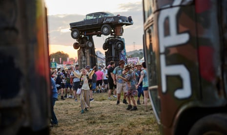 Capturing the early solstice energy at Carhenge on Wednesday evening.