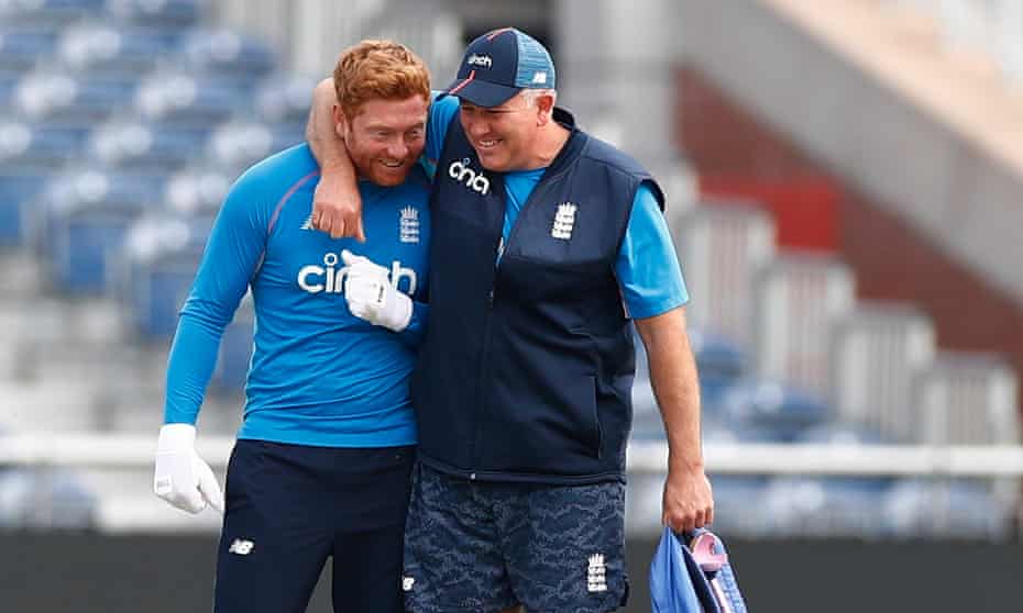 Jonny Bairstow (left) is the only other recognised wicketkeeper in Chris Silverwood’s squad alongside Jos Buttler.