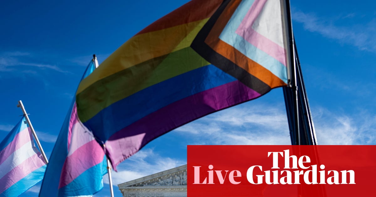 Supreme court appears sympathetic towards state bans for transgender athletes in school sports – live updates