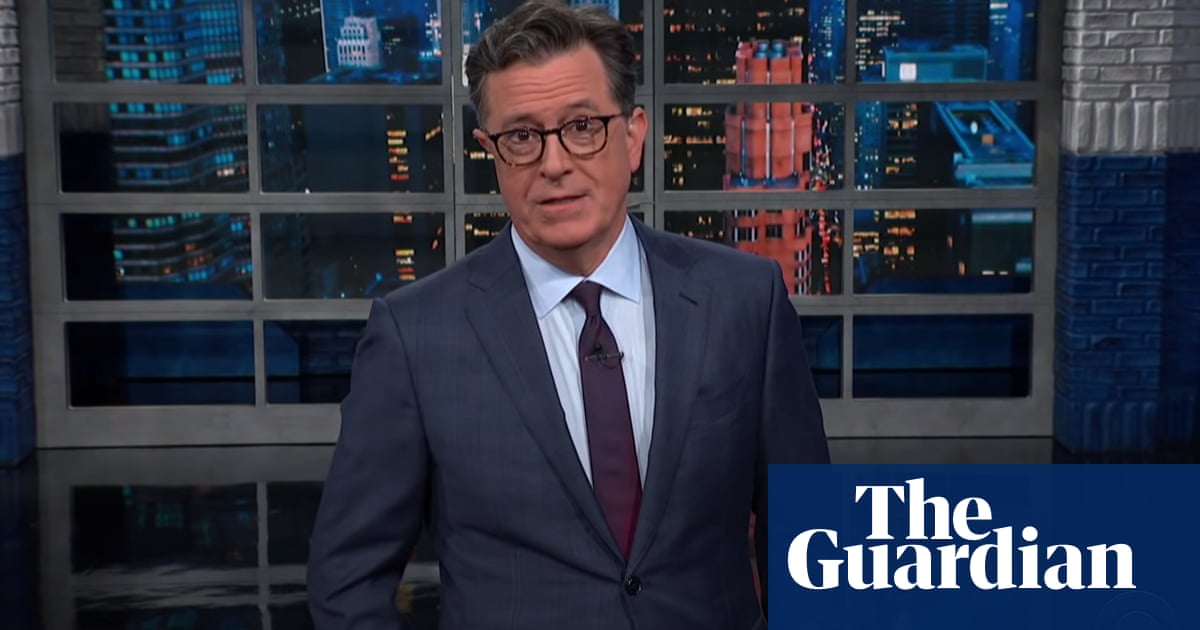 Stephen Colbert on the final days of Trump’s presidency: ‘Some serious dictator energy’