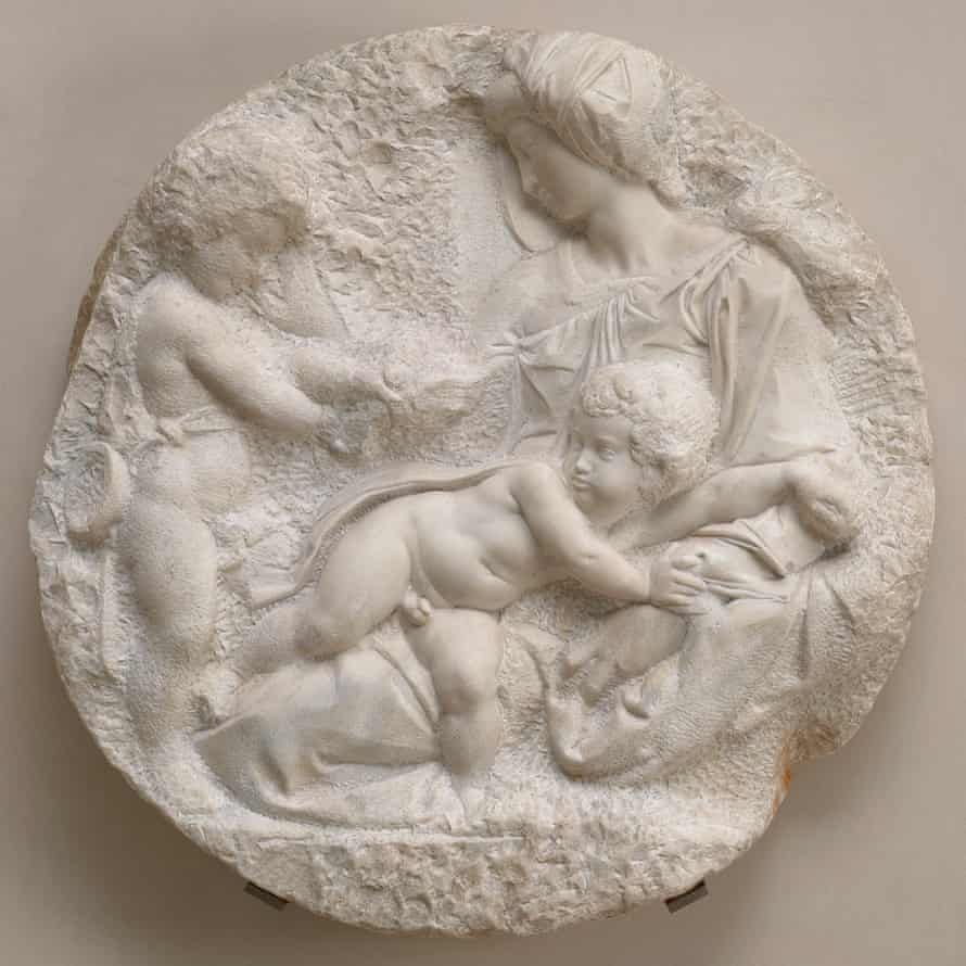Michelangelo’s Taddei Tondo marble relief.