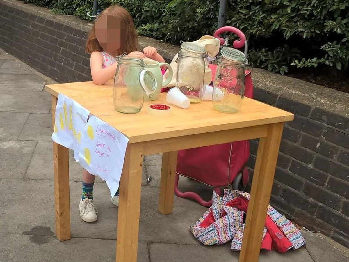Girl, 5, fined £150 for running homemade lemonade stall | UK news | The Guardian