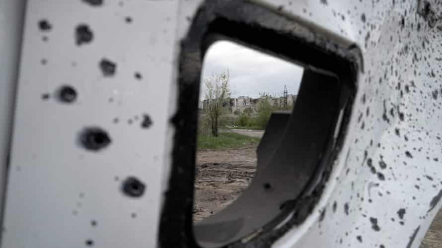 A view of the city of Mariupol.
