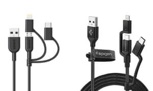 Multi-head charging cables