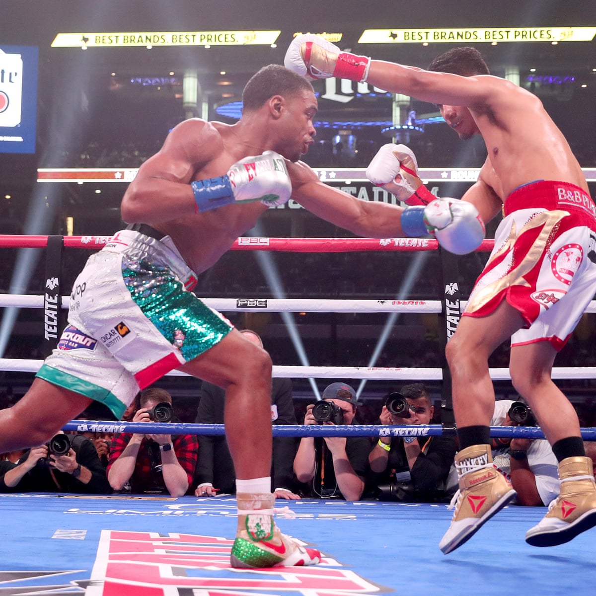 Errol Spence Jr Overwhelms Mikey Garcia In Pound For Pound