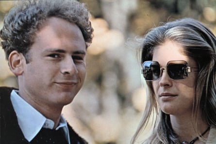 Close-up of Art Garfunkel and Candice Bergen side-by-side