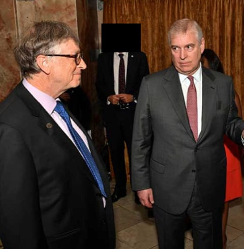 Tech billionaire Bill Gates and the former Prince Andrew.