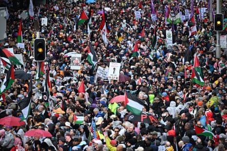Streets in Sydney’s CBD crowded with protesters
