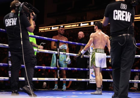 Michael Gomez Jr looks disappointed after his draw with Louie O'Doherty.