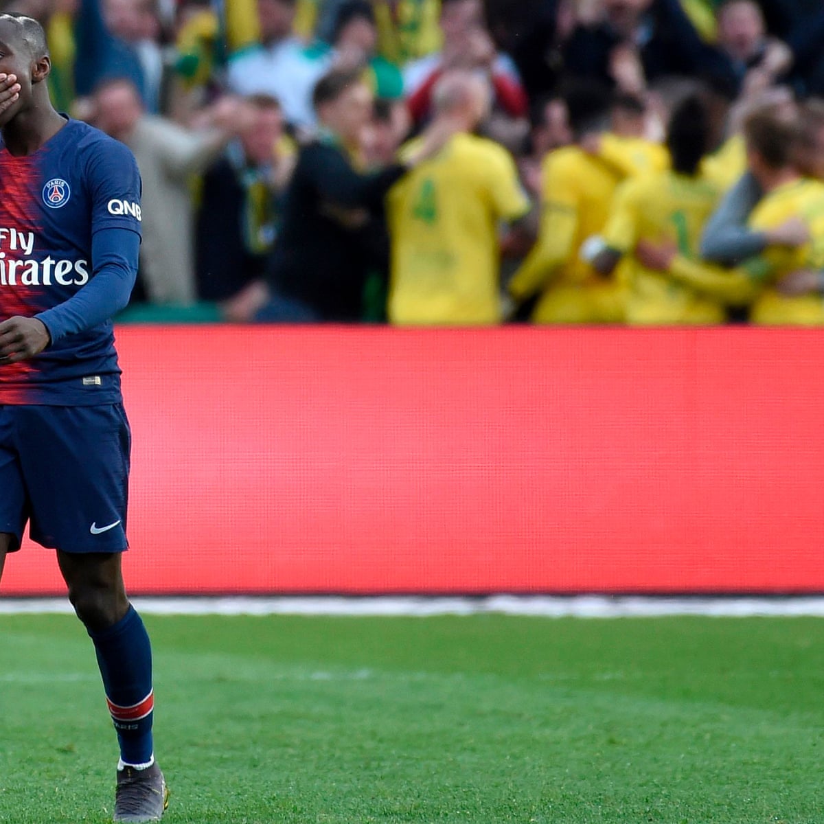 Psg Miss Another Chance To Seal Ligue 1 Title After Defeat At Nantes Ligue 1 The Guardian