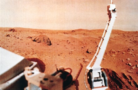 Pictures from a Viking lander, which analysed soil on Mars in the 1970s