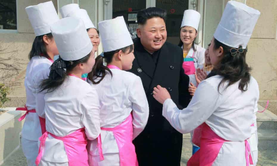 The North Korean leader, Kim Jong-un, inspects a unit of the Korean People’s Army earlier this year.