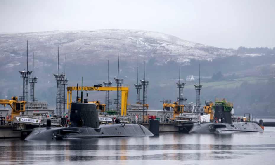 The number of firefighters based at Faslane, the Trident nuclear submarine base in Scotland, had fallen significantly since privatisation, the report stated.