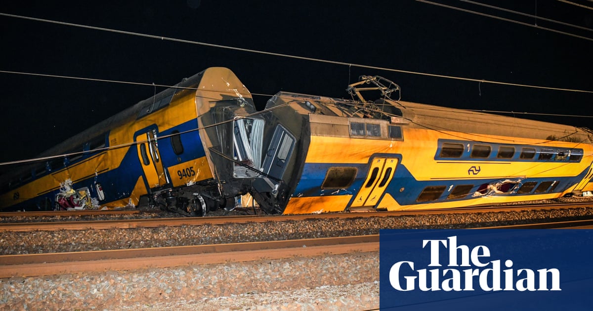 Netherlands train crash: one dead and dozens injured after carriages derail