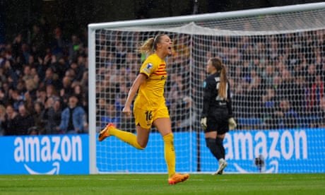 Chelsea 0-2 Barcelona (agg 1-2): Women’s Champions League semi-final, second leg – live reaction