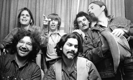 ‘I want to be concerned with things that are weird’ ... Jerry Garcia (bottom left) of the Grateful Dead.