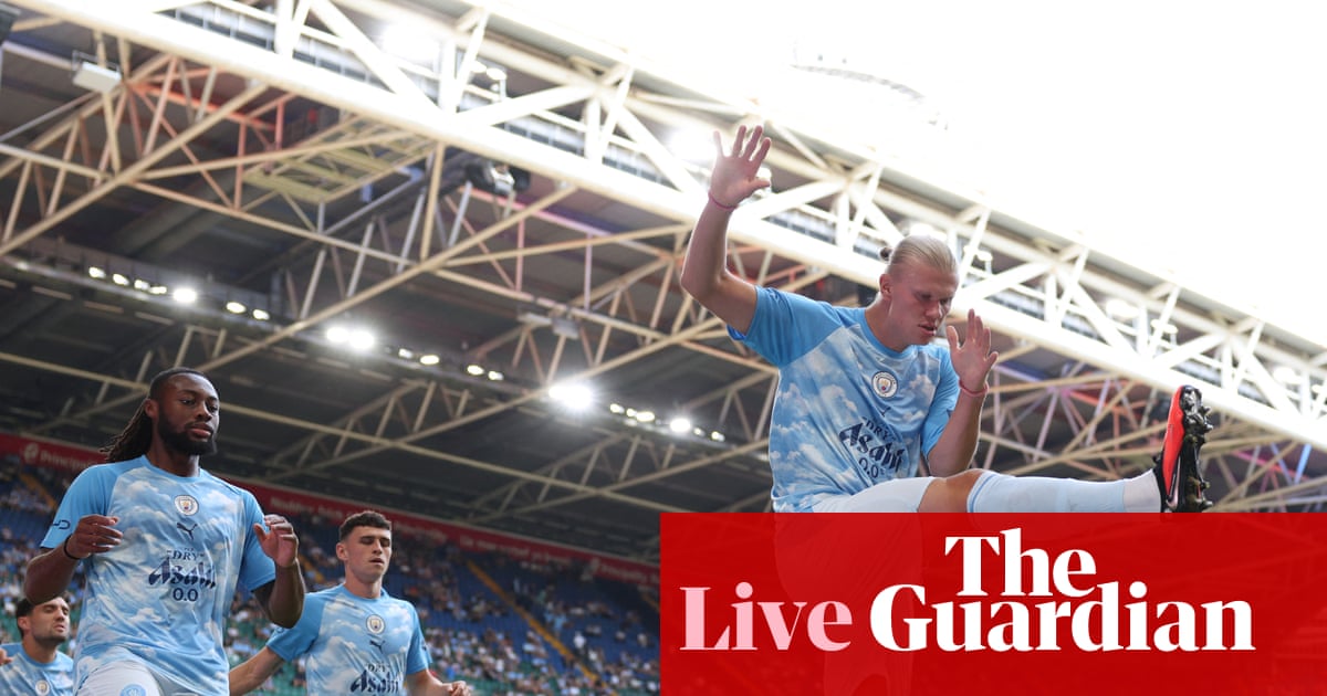 Arsenal v Manchester City: Community Shield – live