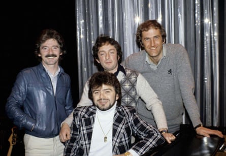 Russ Abbot with three other men