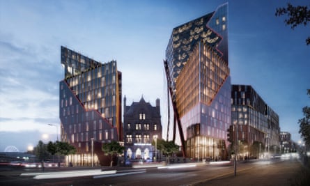 An artist’s impression of the £200m New Chinatown development in Liverpool.