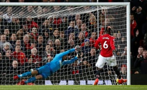 Pogba scores United’s third.
