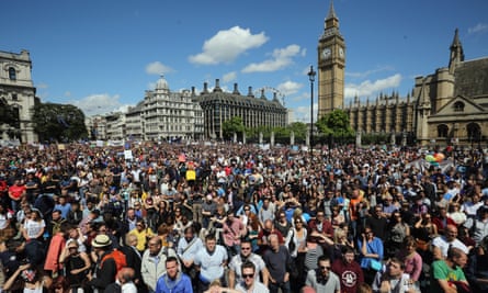 March for Europe in Parliament Square