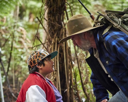 Julian Dennison and Sam Neill in Hunt for the Wilderpeople