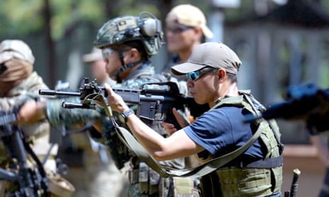 The Taiwanese civilians training for a Chinese invasion