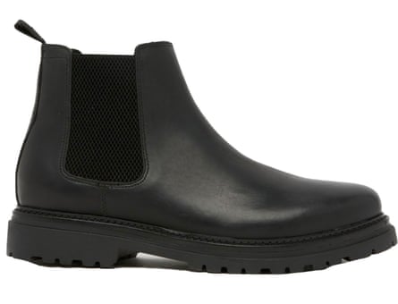 Schuh dax leather black chelsea boot