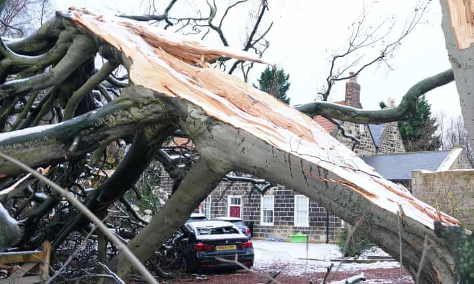 prepare for more extreme weather britons warned in wake of storm arwen uk weather the guardian