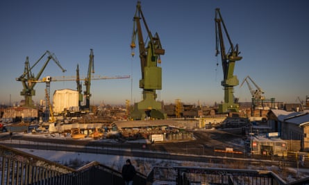 Cranes in Gdańsk