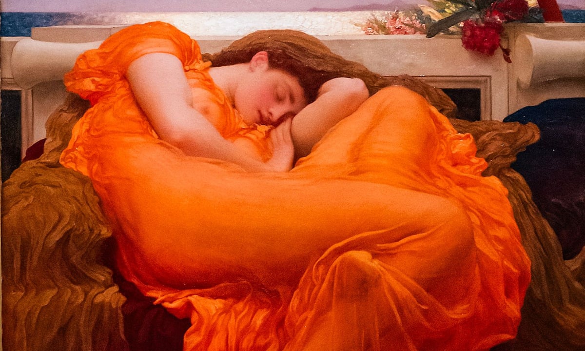 A colossal artistic joke Flaming June at the Royal Academy review | Art | The Guardian A colossal artistic joke Flaming June at the Royal Academy review | Art | The Guardian