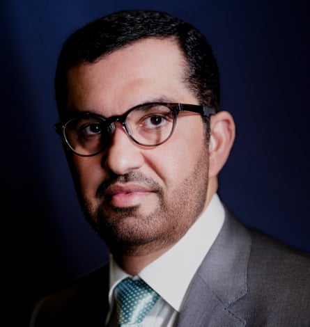Head shot of Sultan Al Jaber, the man in charge of Cop28