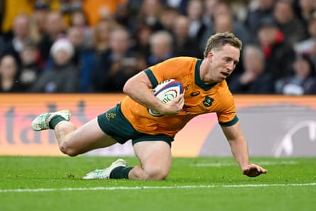 Harry Potter scores Australia’s try.