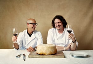 Stanley Tucci shares his look for timpano with Jay Rayner successful the Observer Food Monthly magazine.