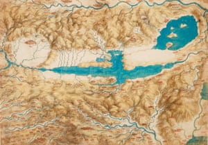 The world from above … A Map of the Valdichiana, c.1503-04.