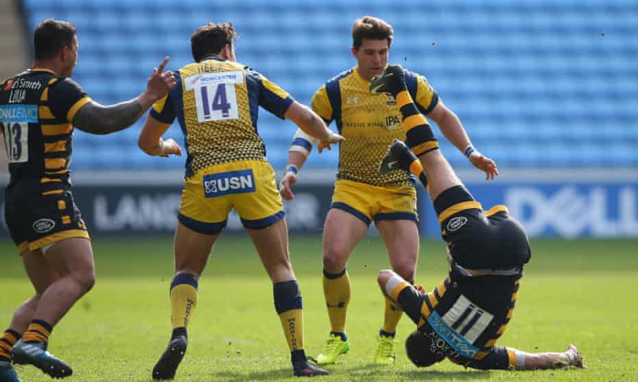 wasps confirm premiership play off place by beating battling worcester premiership 2016 17 the guardian