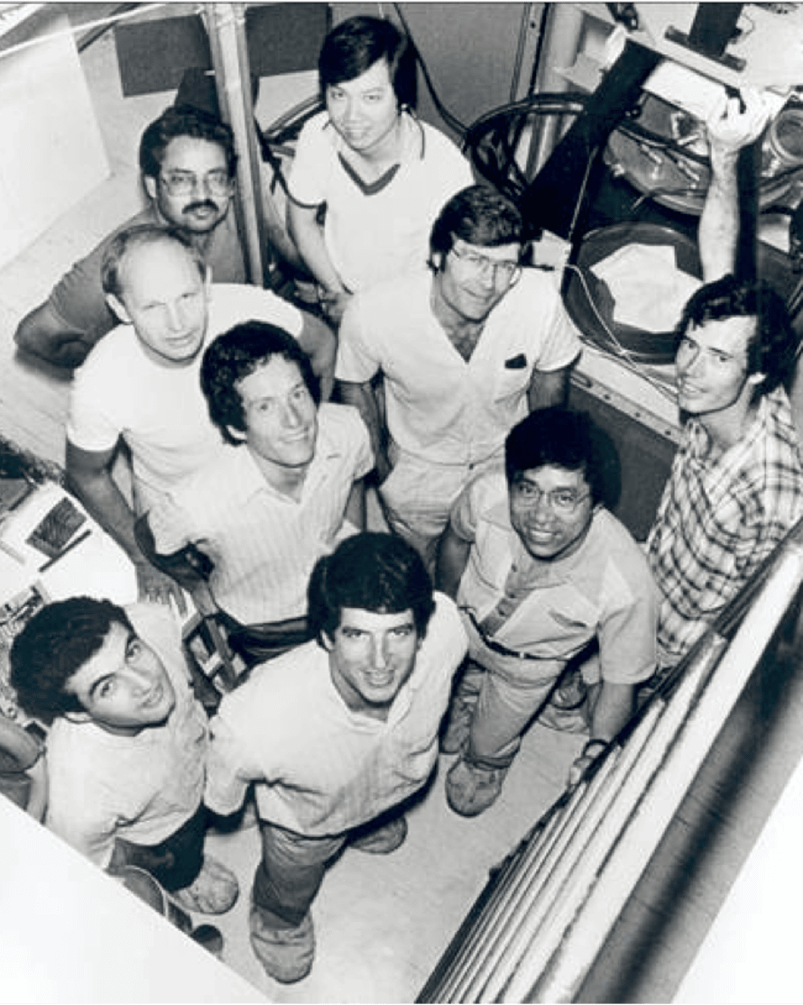 Martin Green and the team that built the first solar cell capable of running at 20% efficiency in 1989