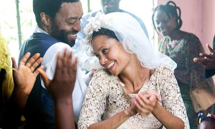 Chiwetel Ejiofor and Thandie Newton in the film adaptation of Half of a Yellow Sun.
