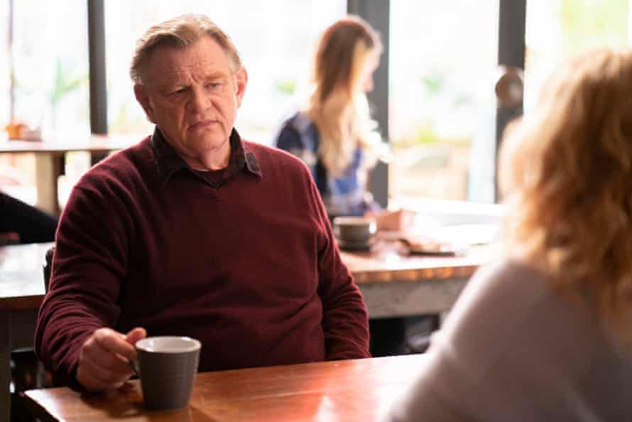 Brendan Gleeson gives an espresso-rich performance in State of the Union.
