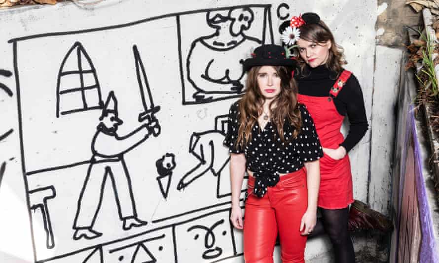Natalie Palamides (left) and Carrie Poppy of Hidden Mickeys.