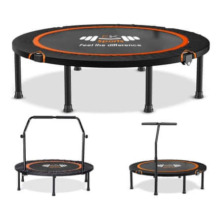 FK Sports Foldable Fitness Mini Trampoline Rebounder