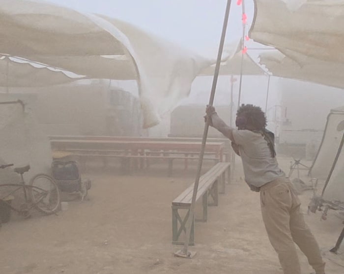 Burning Man attendees face more weather woes as thunderstorms loom