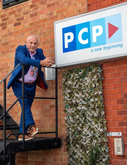 Andy Kalli at the PCP detox and rehab centre in Luton