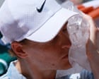 French Open 2026: Sinner stunned by Cerúndolo after wilting in brutal heat: day five updates – live Updates from the fifth days play at Roland Garros Mensik: playing in Paris heat insane | Mail DanielBack with Kouame, hes up advantage, takes control of the next rally, and a deep backhand incites Vallejo to net on the forehand! The 17-year-old takes the first set 6-3, with two breaks, and Lenglen is jumping!Kouame holds for 5-3, then makes 30-40 and set point; Vallejo saves it well, serving out wide then putting away a shoulder-high volley. But hes soon down advantage, Kouame missing his backhand down the line to restore deuce, but Vallejo shanks his forehand so back round we go. Meantime, Jovic outlasts Navarro in a protracted game on 14, taking her sixth break point to leads 6-0 2-0. Shes taking an experienced top-10 talent to the absolute cleaners. Continue reading...