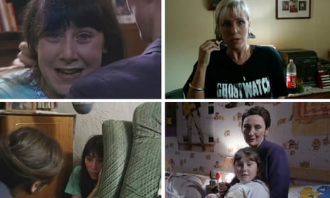 ‘I definitely didn’t set out to cause mass hysteria’ ... Ghostwatch, with Sarah Greene top right. 