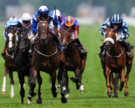 Venetian Sun on the way to winning the Albany Stakes on day four of Royal Ascot in June
