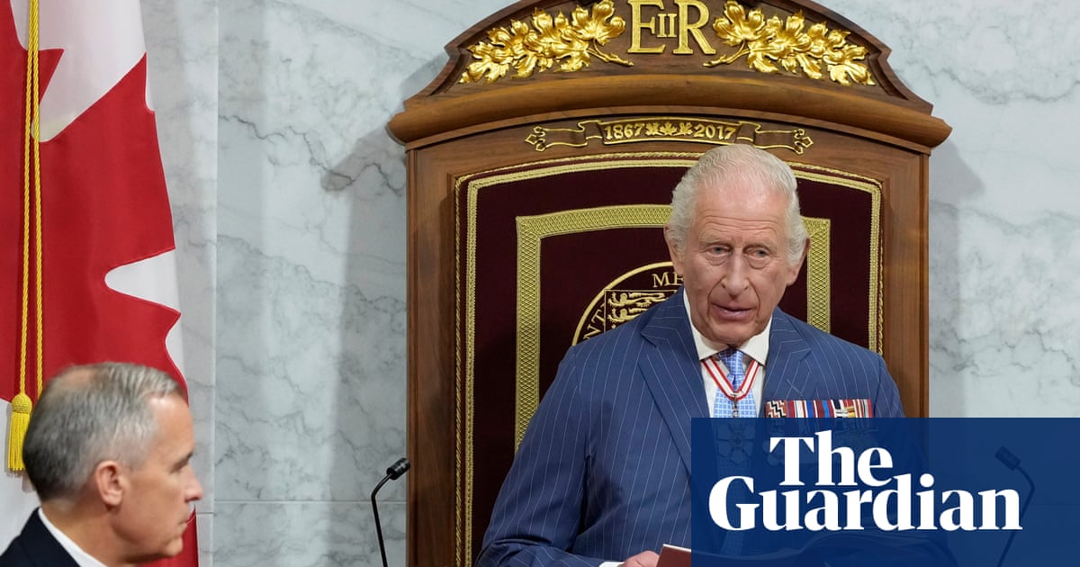 King Charles hails strong and free' Canada in speech to open parliament