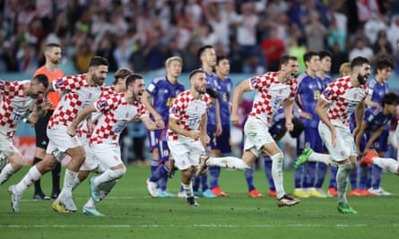 World Cup 2022 diary: ‘Arabian Nights’ a curious experience under the claw | World Cup 2022 5 Croatia react to their penalty shootout triumph in the last 16 while Japan’s players are dejected