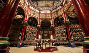 A restored area of the Crossness sewage pumping station. y
